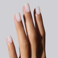 Milky white squoval